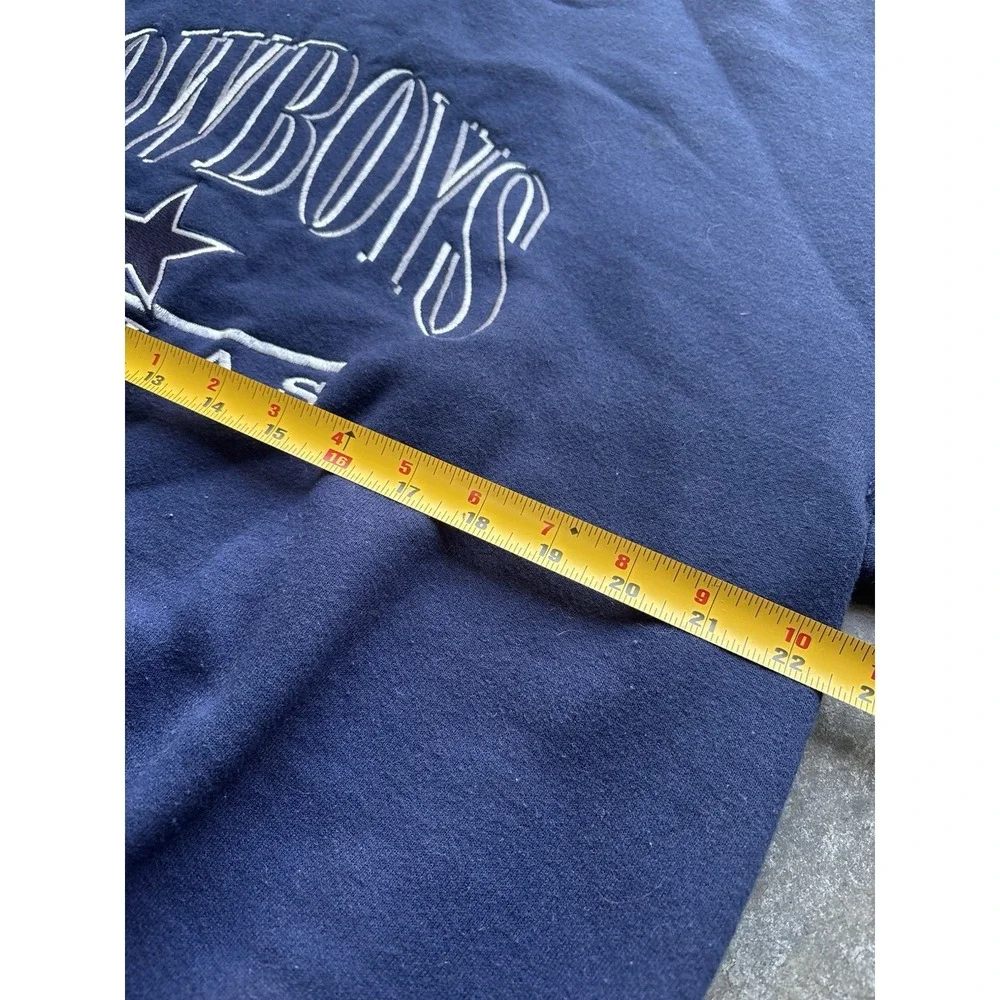 Vintage 90s Dallas Cowboys Crewneck Sweater Chalk Line Russell NFL Size Large